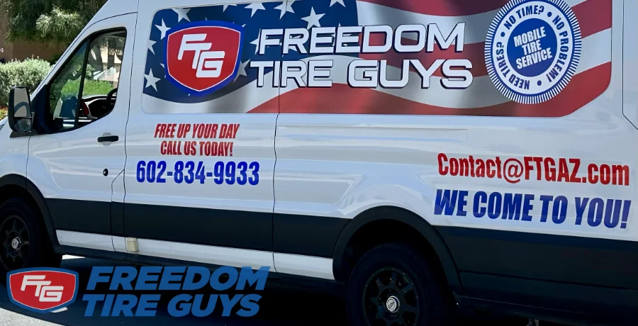 Freedom Tire Guys van