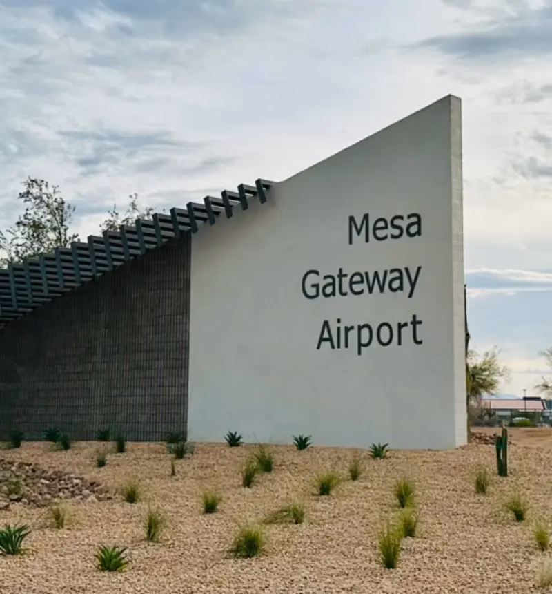 Mesa Gateway signage