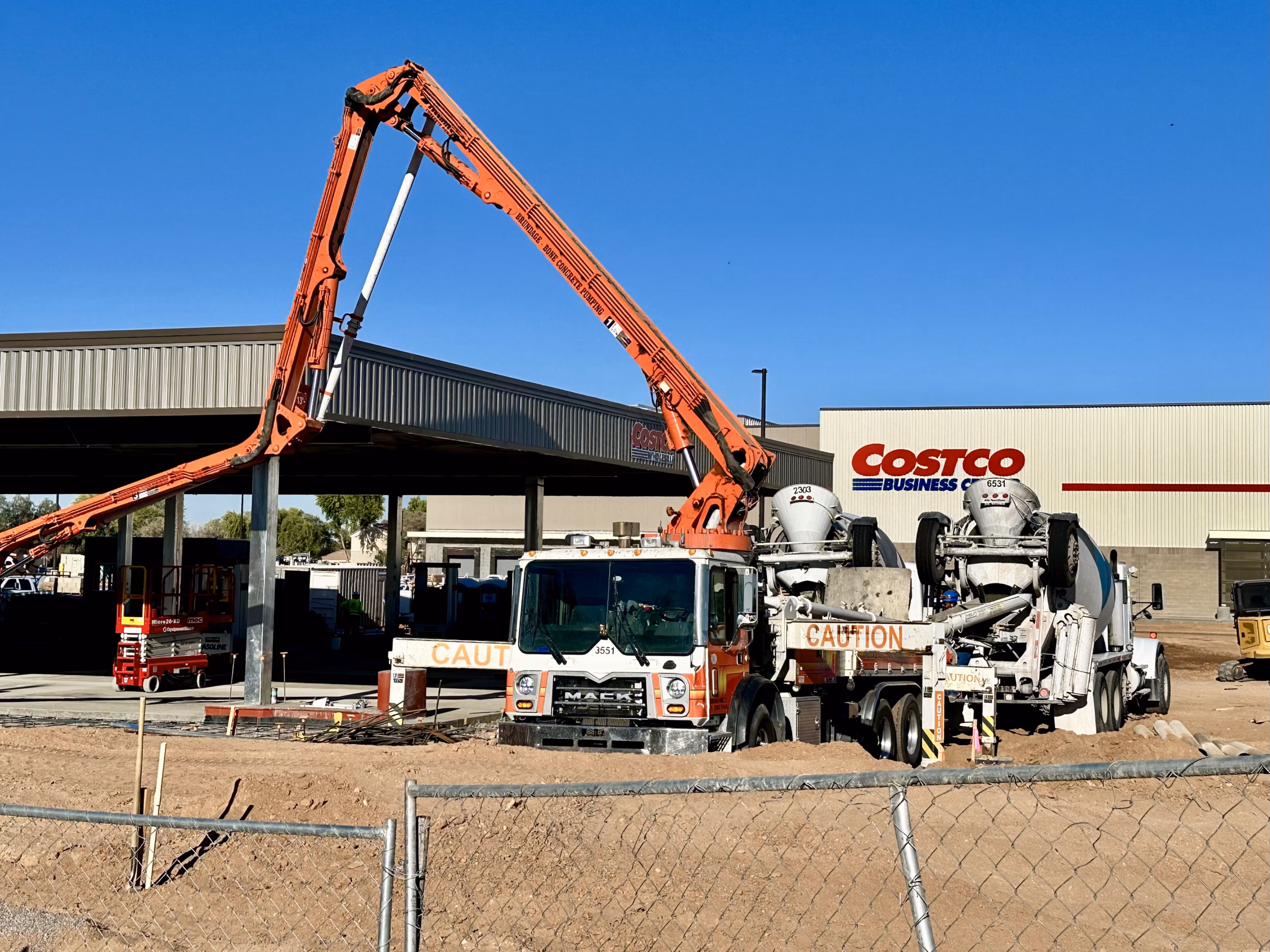 Costco Business Center Construction Chandler AZ 5-22-26