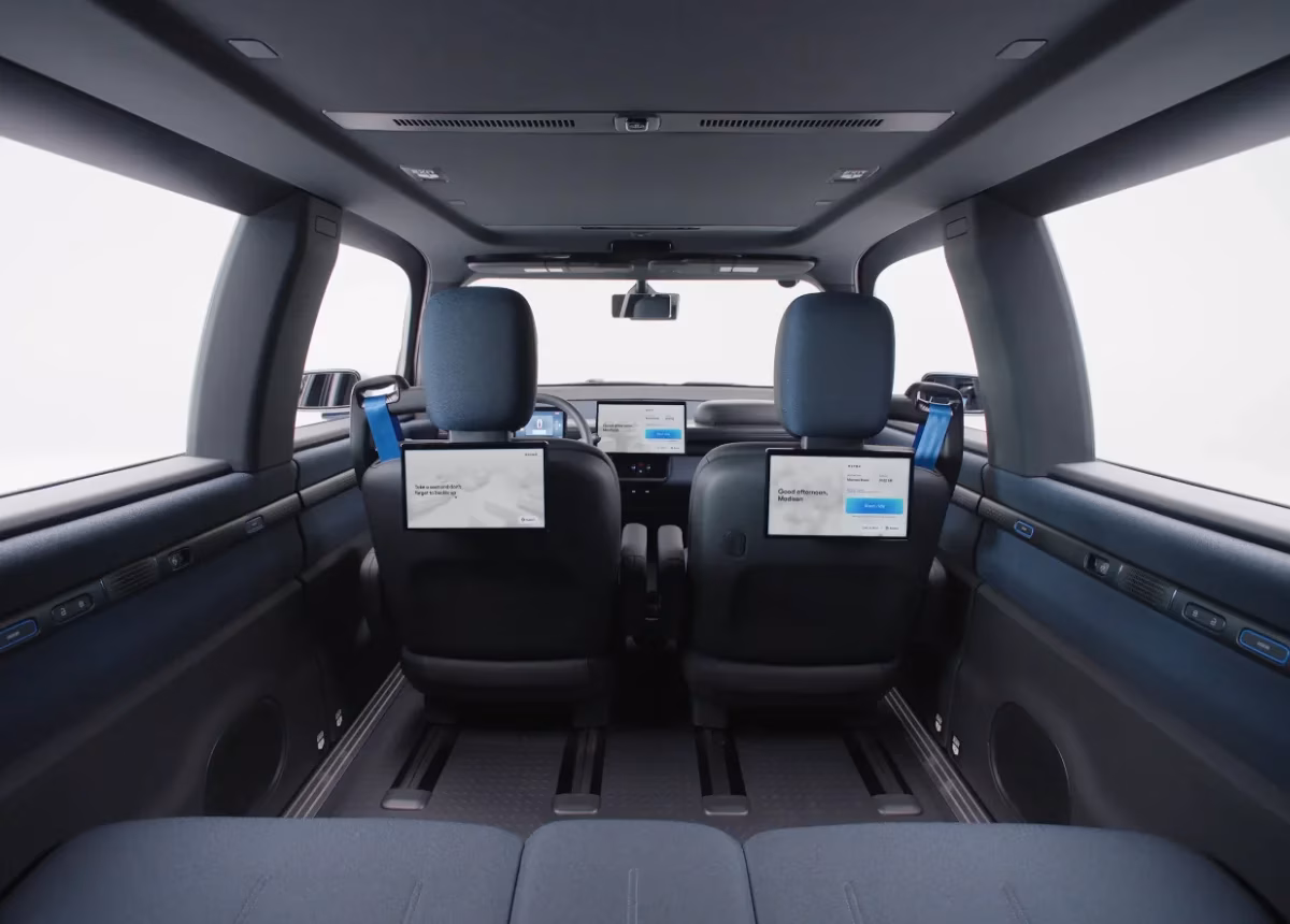 Waymo Ojai interior
